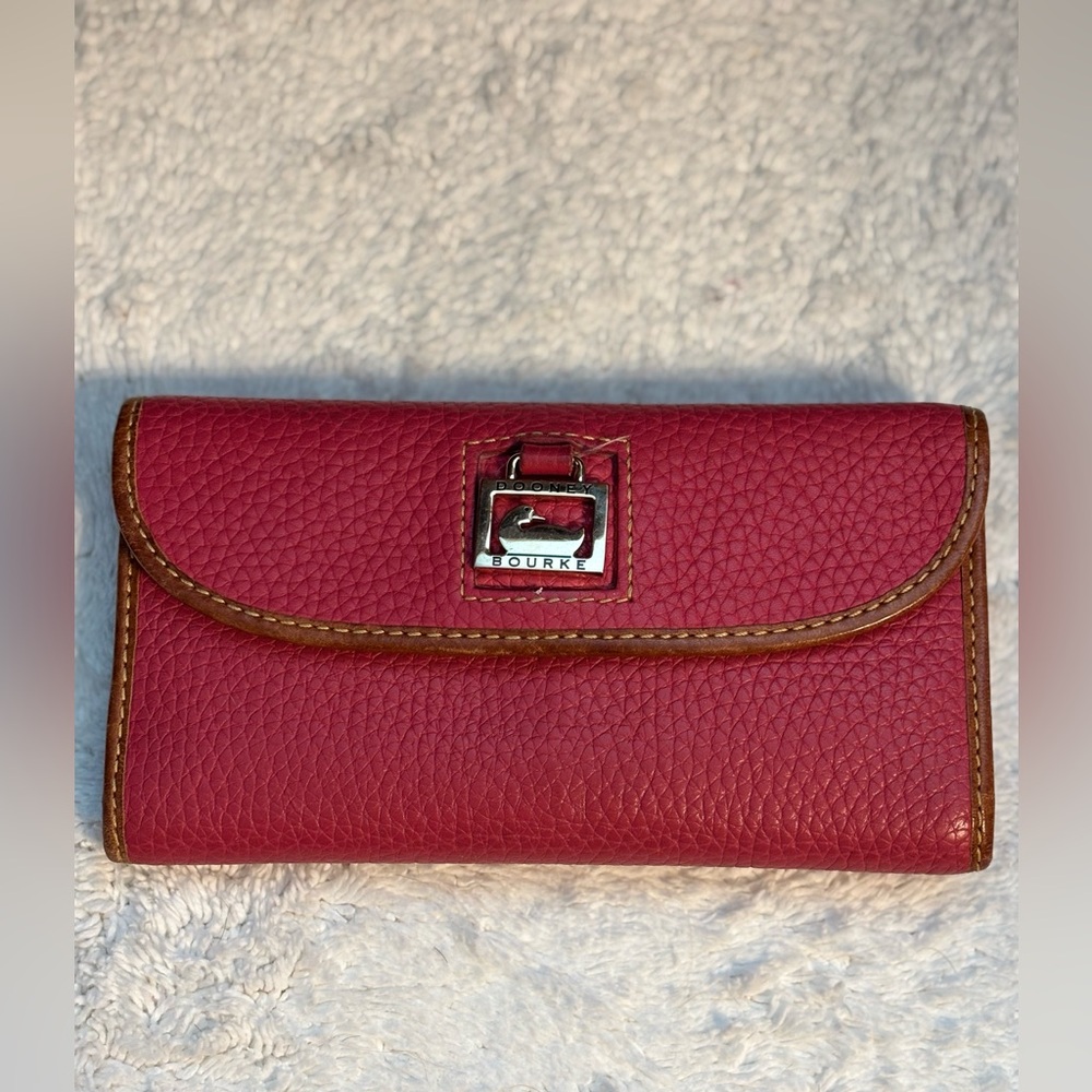 Dooney & Bourke Pink Leather Wallet